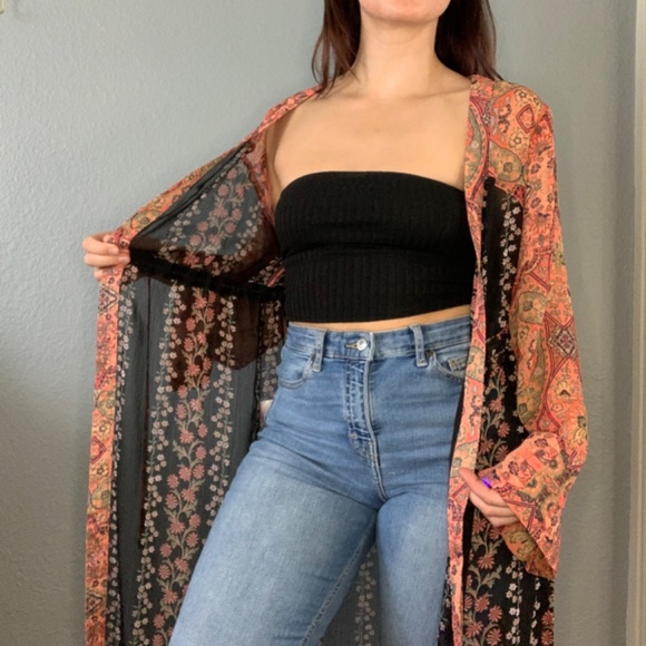 Vibrant Print Duster / Robe - Picture 7 of 7